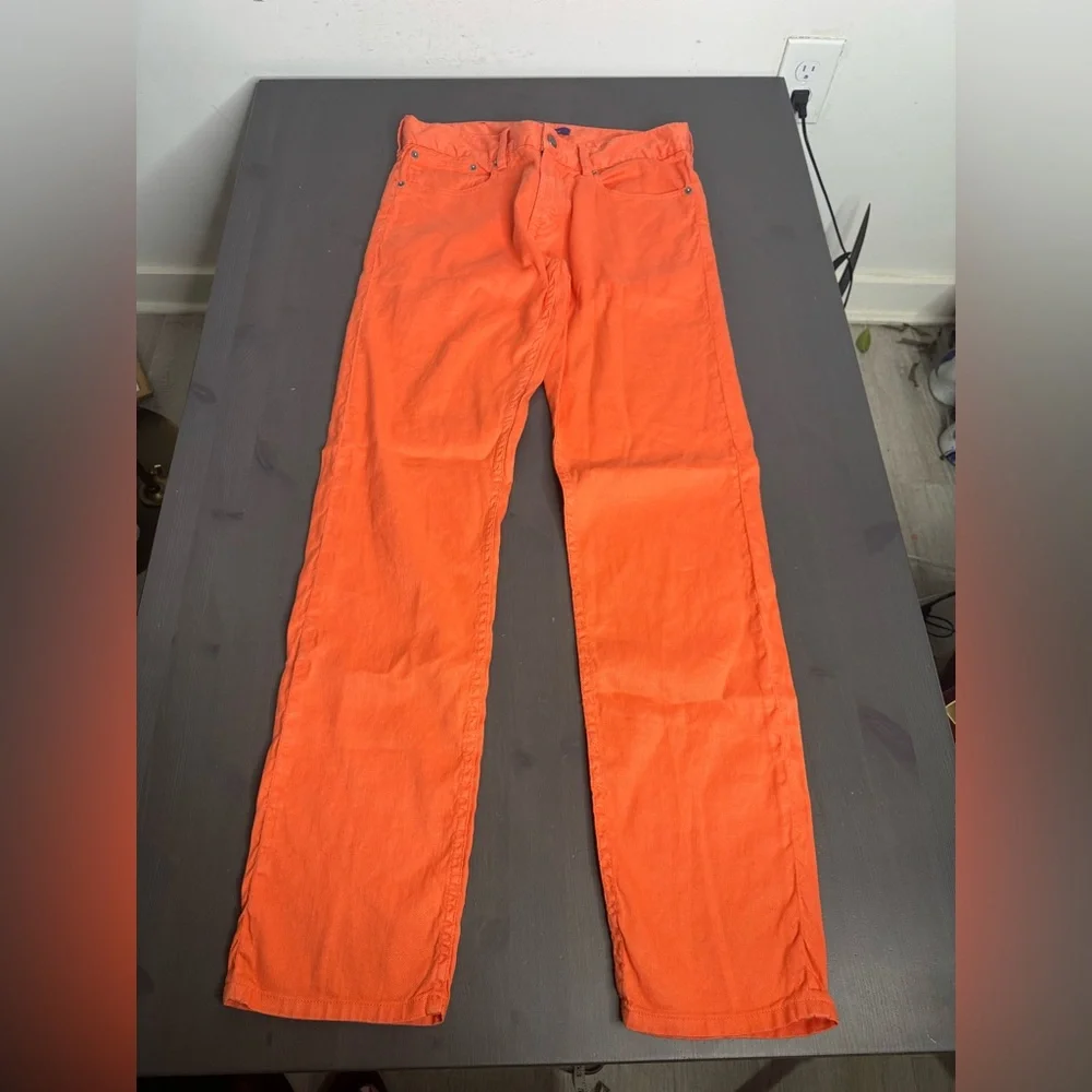 Ralph Lauren Purple Label Orange Pants - Picture 3 of 10